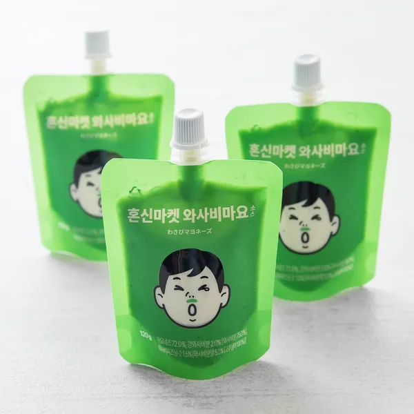 혼신마켓 와사비마요 소스, 120g, 3개