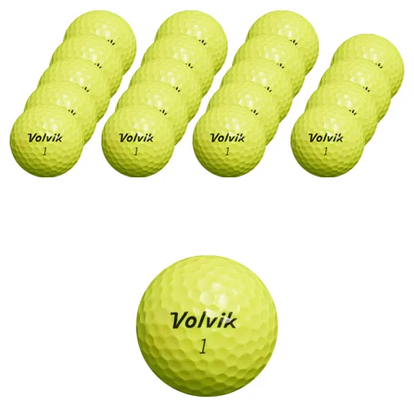 볼빅 X Out 4피스 Vista 칼라 골프볼 옐로우 20개