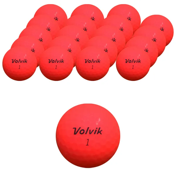 볼빅 X Out 3피스 Vivid 칼라 골프볼 루비 20개