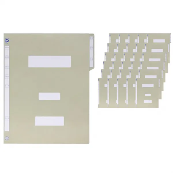 청운 종이 정부화일 A4 회색 400개