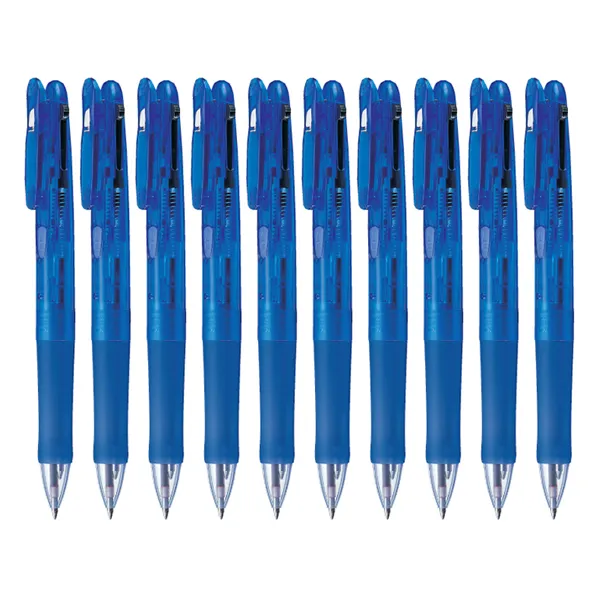 제브라 클립온 2C 멀티펜 0.7mm, 블루, 10개