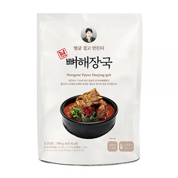 남가네설악추어탕 뼈해장국, 700g, 1개