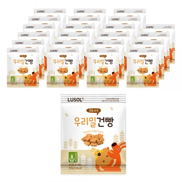 루솔이만든 우리밀건빵 선물세트, 밀가루, 23개