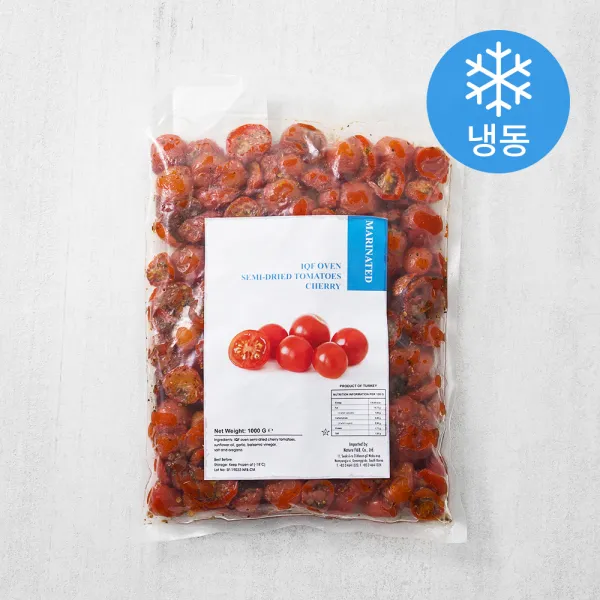 터키산 토마토 마리네이티드 하프컷 (냉동), 1kg, 1개