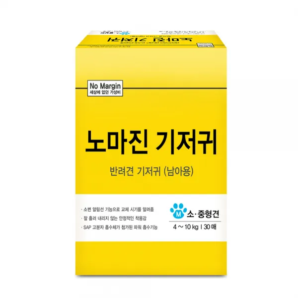노마진 반려견 기저귀 남아용 30p, M(소,중형견), 1개