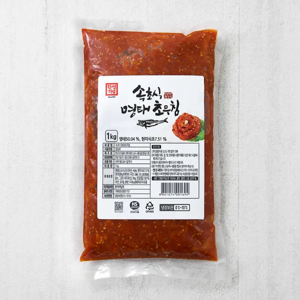 한성기업 속초식 명태초무침, 1kg, 1개