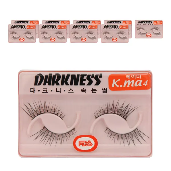 다크니스 속눈썹, 10개, Kma4