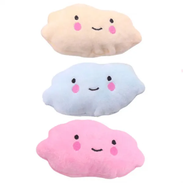 티티펫 강아지 봉제장난감 3종 세트 굿모닝구름이 13cm 핑크 블루 베이지 1세트