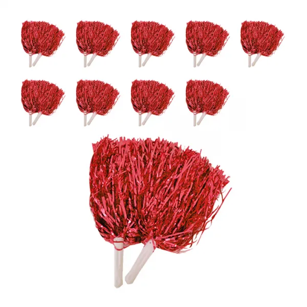 파티쇼 폼폼메탈 응원수술 2p 레드 10개