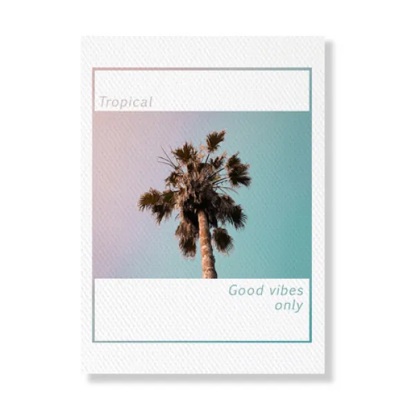 메이코플라워 홈데코 야자수 캔버스 트로피칼바이브