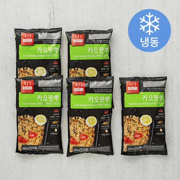 외갓집 카오팟뿌 (냉동), 250g, 5개