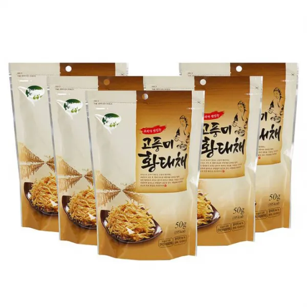 바다소리 고풍미 황태채, 50g, 5개