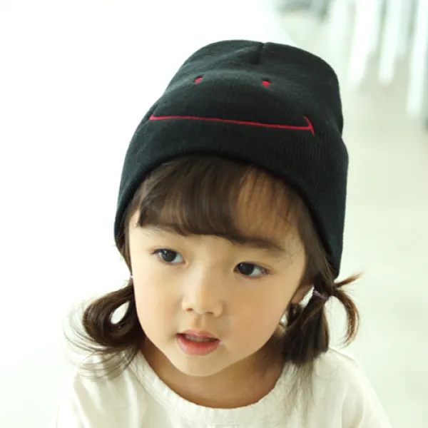 우주아이 아동용 웃다울다 비니