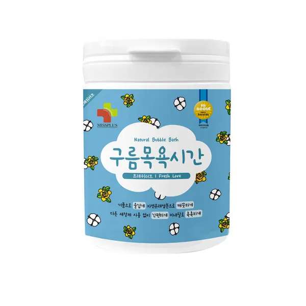 미스플러스 구름목욕시간 대팩 입욕파우더 프레쉬러브, 500g, 1개