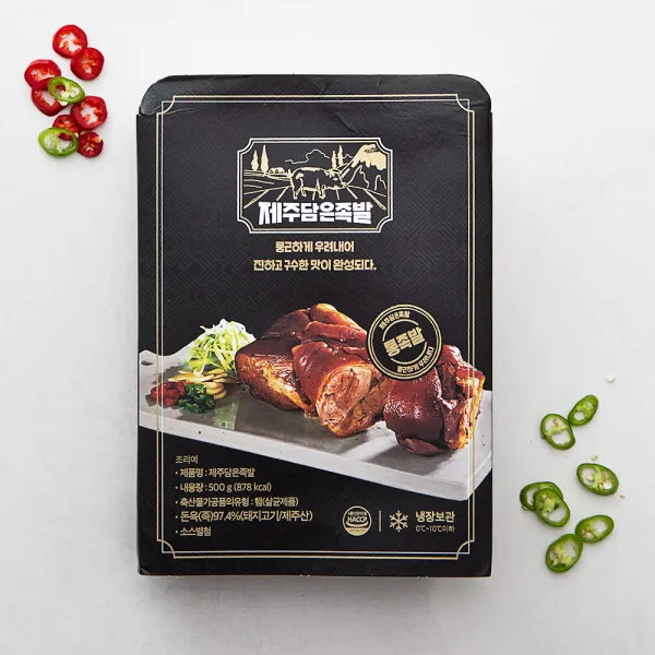 제주담은족발 통족발 순살, 525g, 1개