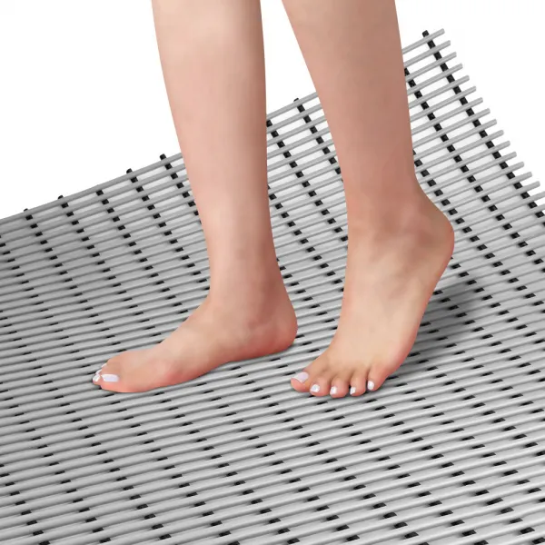 샤바스 스칸디나 미끄럼방지매트 프리미엄 막힘형 90 x 150 cm, 그레이, 1개
