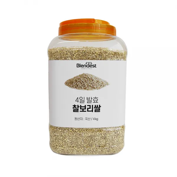 블랜디스트 4일 발효 찰보리쌀 4kg 1개