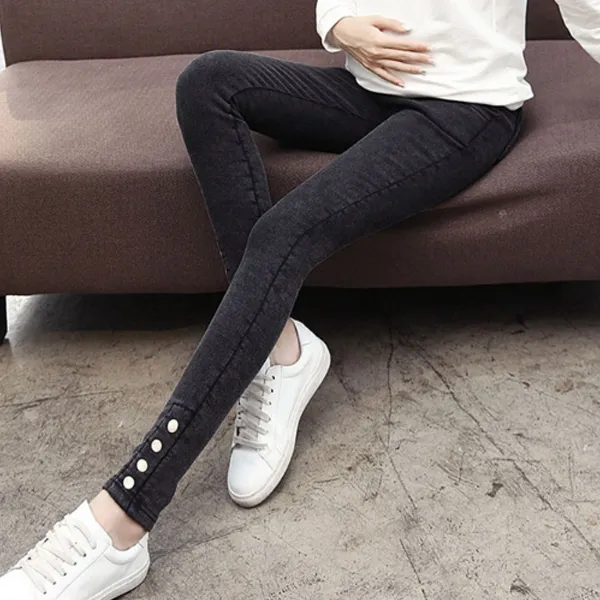 마미누리 굿핏 밍크바지 Js5284 블랙