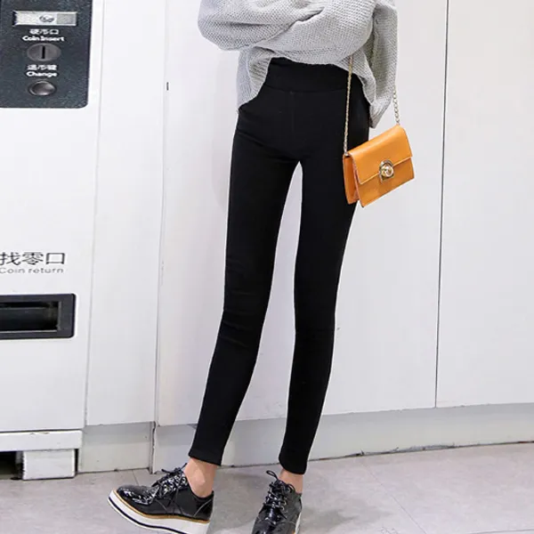 마미누리 스판밍크바지 Js1207 블랙