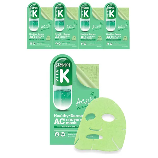 듀이트리 헬시더마 비타민 마스크팩 진정케어 1개 5개