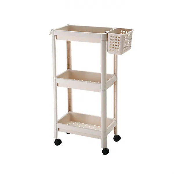 제이씨씨무역 23 이동식 공간 수납장 3단 베이지