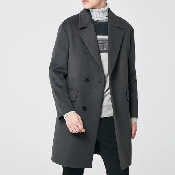 마인드브릿지 남성용 울혼방세미오버반더블코트 Mrca7109