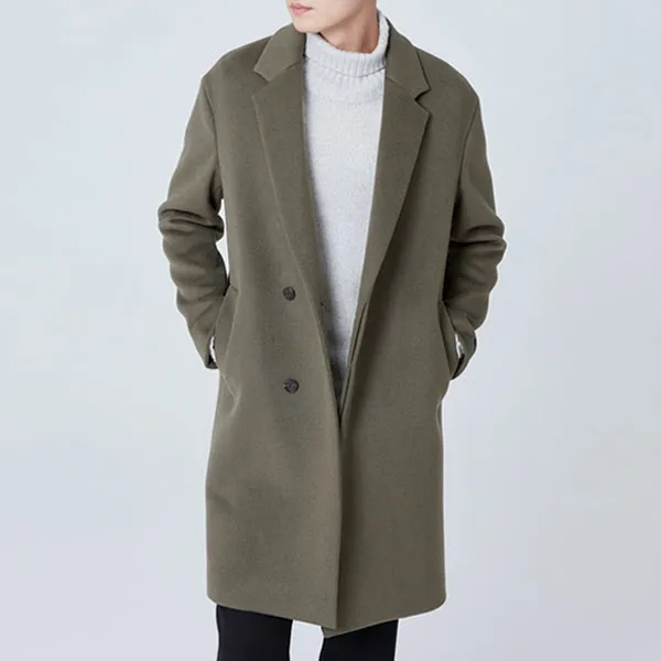 마인드브릿지 남성용 울캐시세미오버더블코트 Msca7113