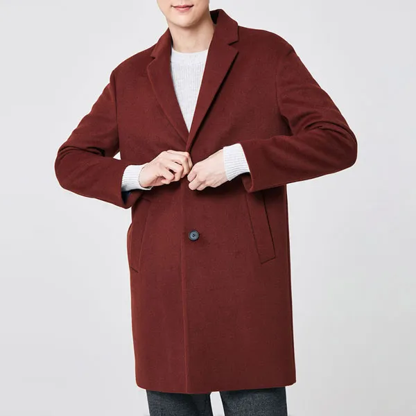 마인드브릿지 남성용 울혼방세미오버싱글코트 Mrca7103