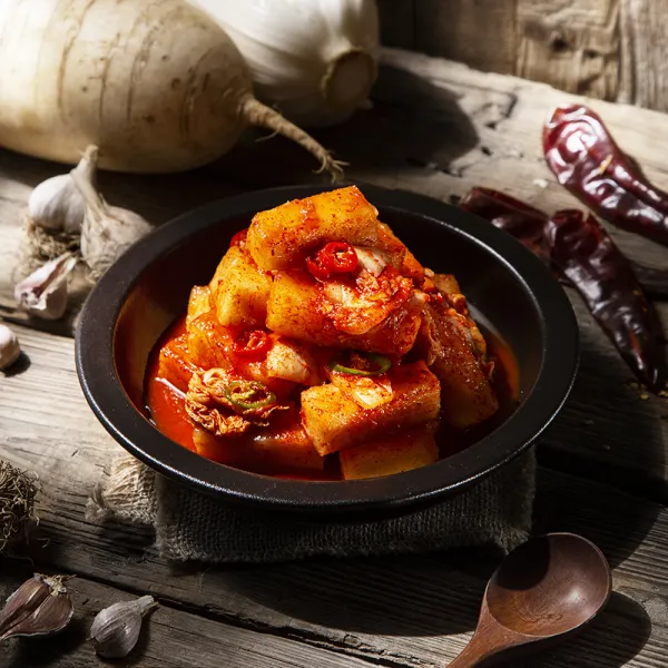 장군차김치 진경 손맛 깍두기 2.5kg 1개