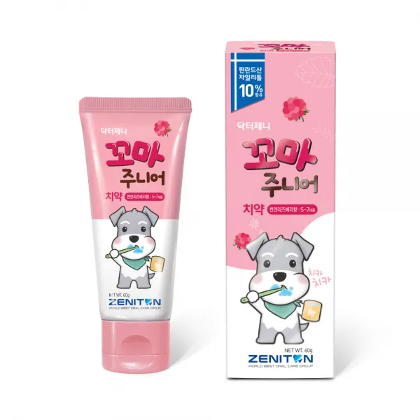 제니튼 닥터제니 꼬마주니어치약 라즈베리향, 60g, 1개