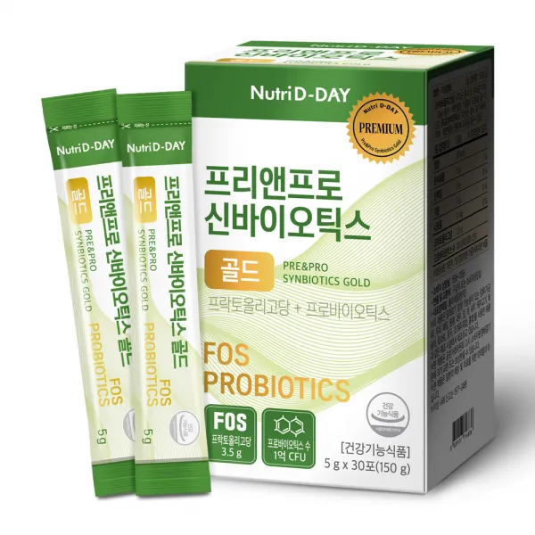 뉴트리디데이 프리앤프로 신바이오틱스 골드, 150g, 1개