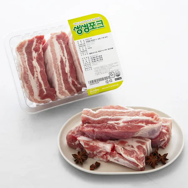 생생포크 삼겹살 수육용 (냉장), 1000g, 1개