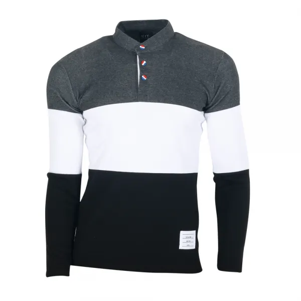 히트 남성용 스판 쓰리 디바이드 티셔츠 Mctht5028f9 차콜