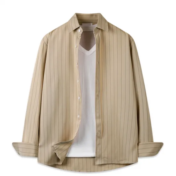 해리슨 세시 남자 스트라이프 긴팔셔츠 Don1476