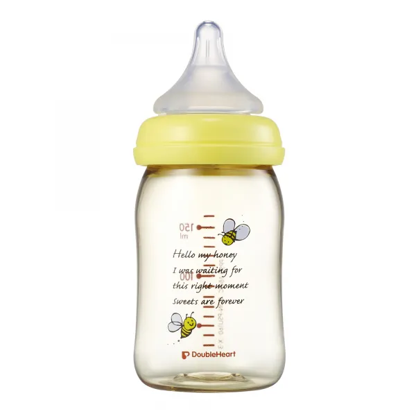 더블하트 SofTouch 모유실감 젖병 160ml, SS(신생아부터), 꿀벌