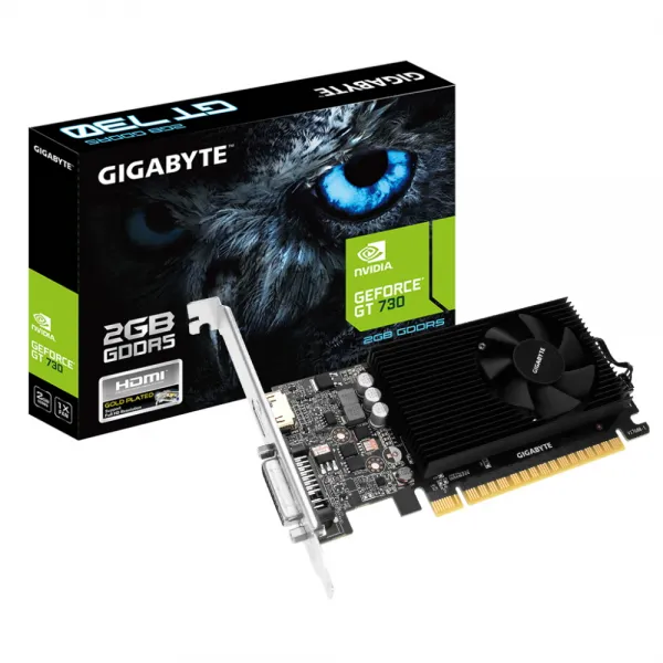 기가바이트 지포스 GT730 UD2 D5 2GB 미니미 그래픽카드 GV-N730D5-2GL