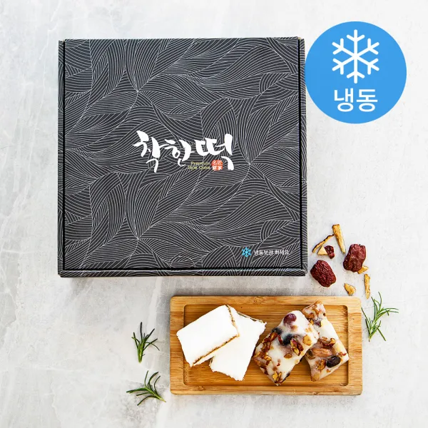 착한떡 꿀백설기 45g x 15개입 + 모듬떡 60g x 15개입 (냉동), 1세트