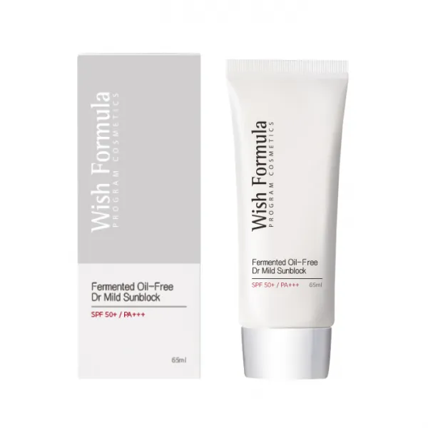 위시포물러 발효 오일프리 닥터 마일드 선블럭 Spf50+ Pa+++ 65ml 1개
