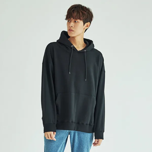 빅사이즈클럽 Cramp 워싱박스 후드티