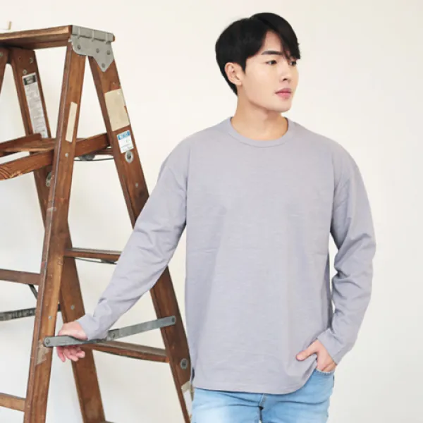 빅사이즈클럽 Dg 2번박스슬라브 긴팔티