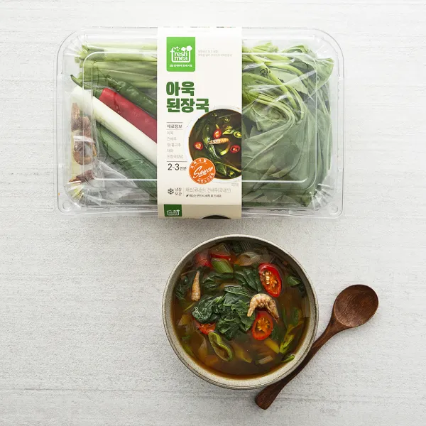 프레시밀 아욱된장국, 350g, 1팩