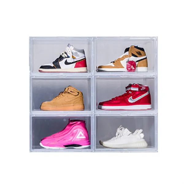 슈마니아 하이탑 프리미엄 신발정리함 사이드 클리어 6개