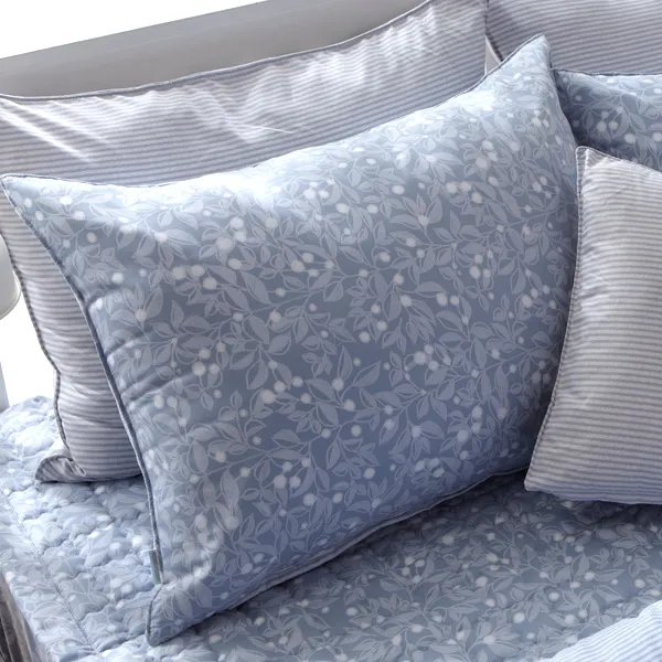 바니루이스 레나 나노화이바 누빔 베개커버 2p 블루