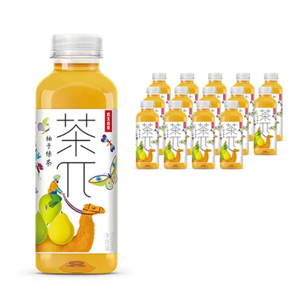 차파이 유자 녹차, 500ml, 15개