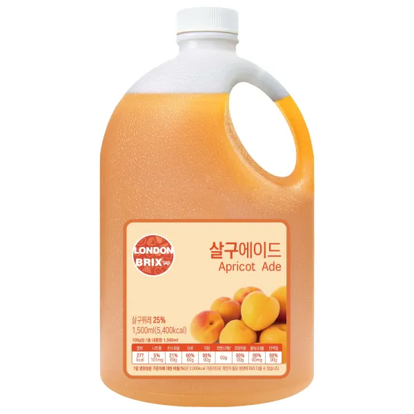 런던브릭스 살구에이드, 1500ml, 1개