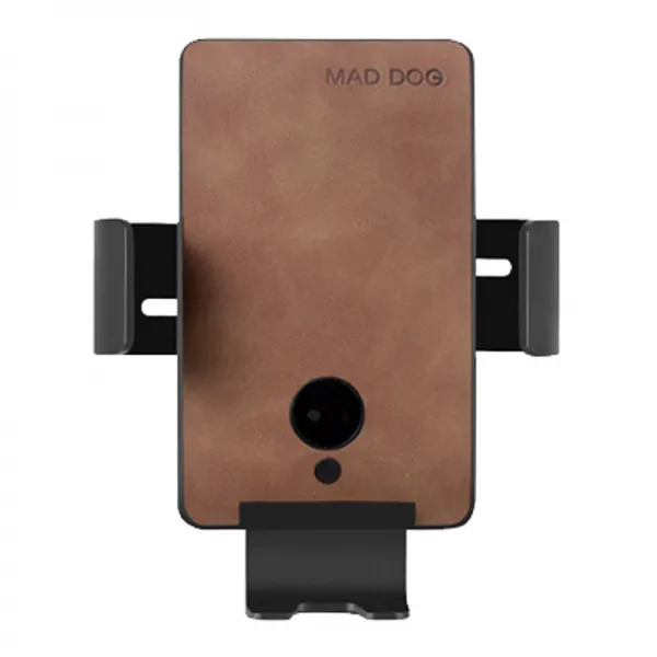 매드독 저소음 차량용 고속무선 충전거치대 3세대 MAD-220C, 브라운, 1개