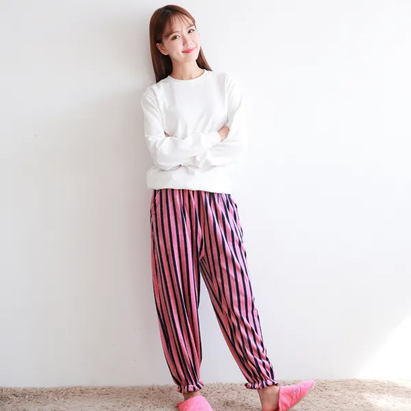 Bb캐주얼 여성용 겨울잠옷 수면바지
