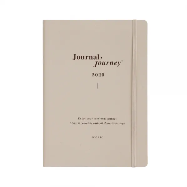 아이코닉 저널 J 2020 다이어리 Light Beige