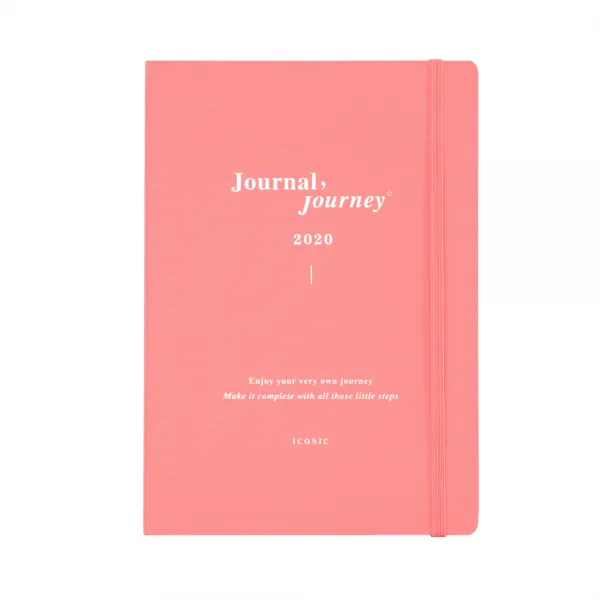 아이코닉 저널 J 2020 다이어리 Coral Pink