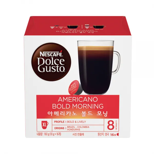 네스카페 돌체구스토 아메리카노 볼드모닝 10g 16개
